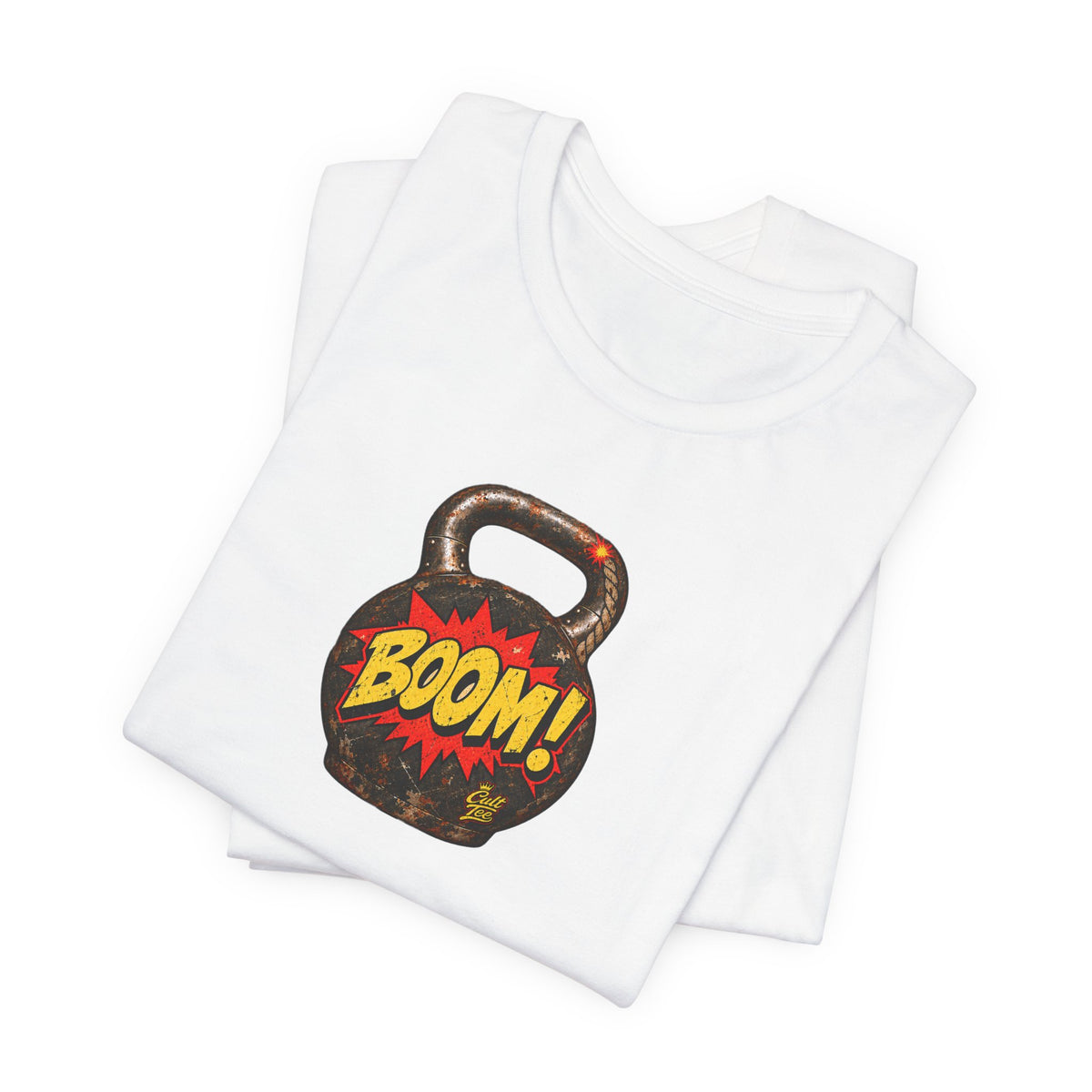Kettlebell 'BOOM!' - Unisex Graphic T-Shirt