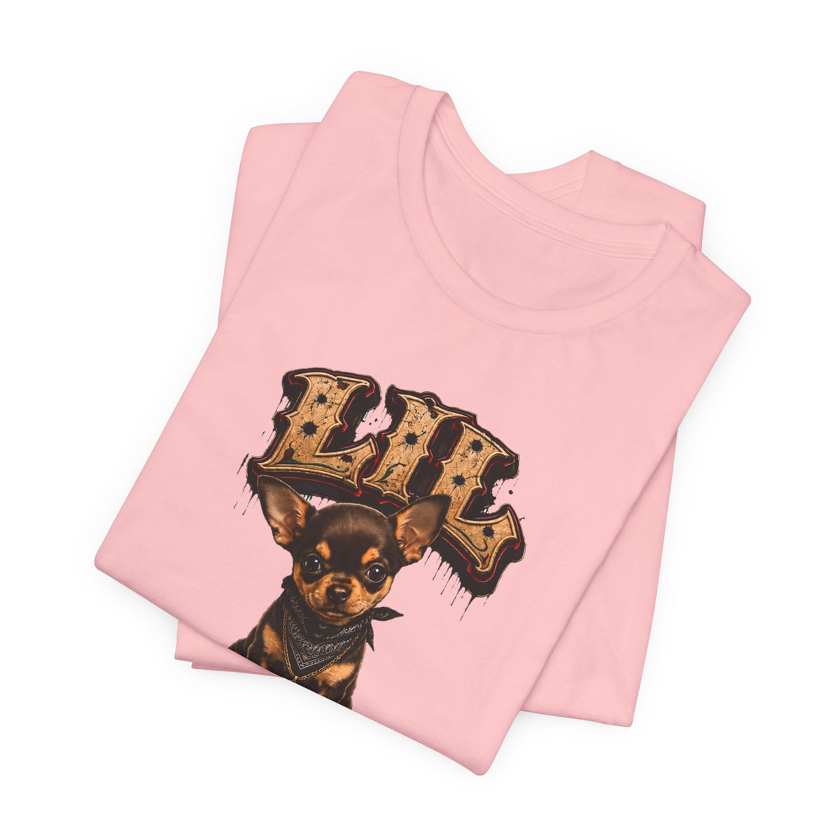 Lil Loco Chihuahua Tee — Cute Chicano-Style Dog Graphic T-Shirt