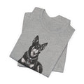 Monochrom Kelpie T-Shirt — Unisex Graphic Dog Lover T-Shirt