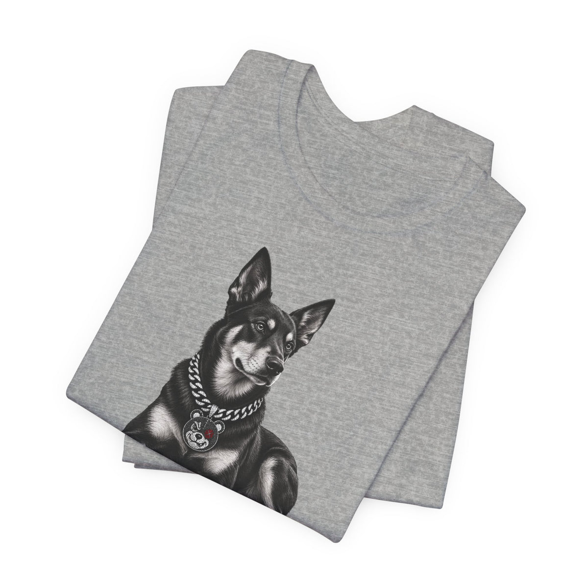 Monochrom Kelpie T-Shirt — Unisex Graphic Dog Lover T-Shirt