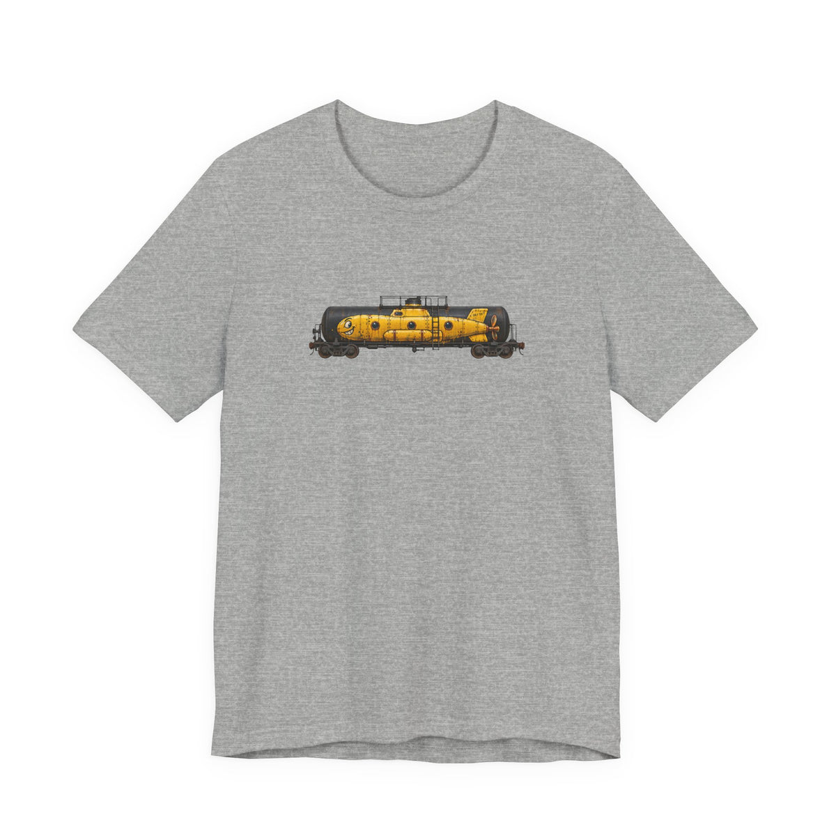 Yellow Submarine Tanker Train Tee — Unisex T-Shirt