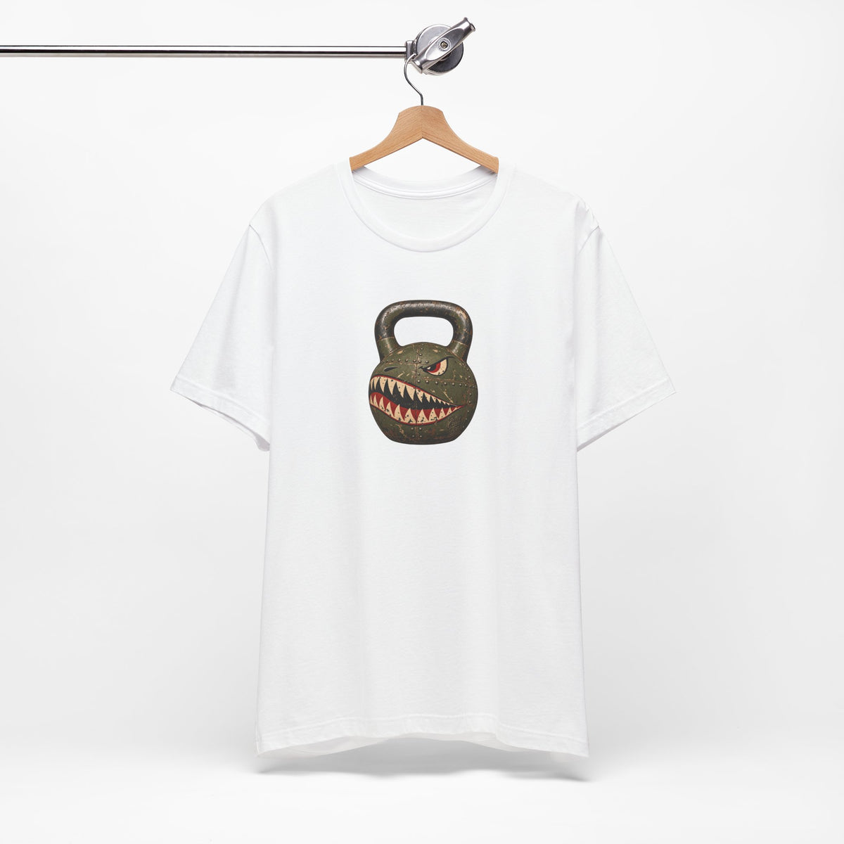 Kettlebell Shark Face Graphic — Unisex T-Shirt
