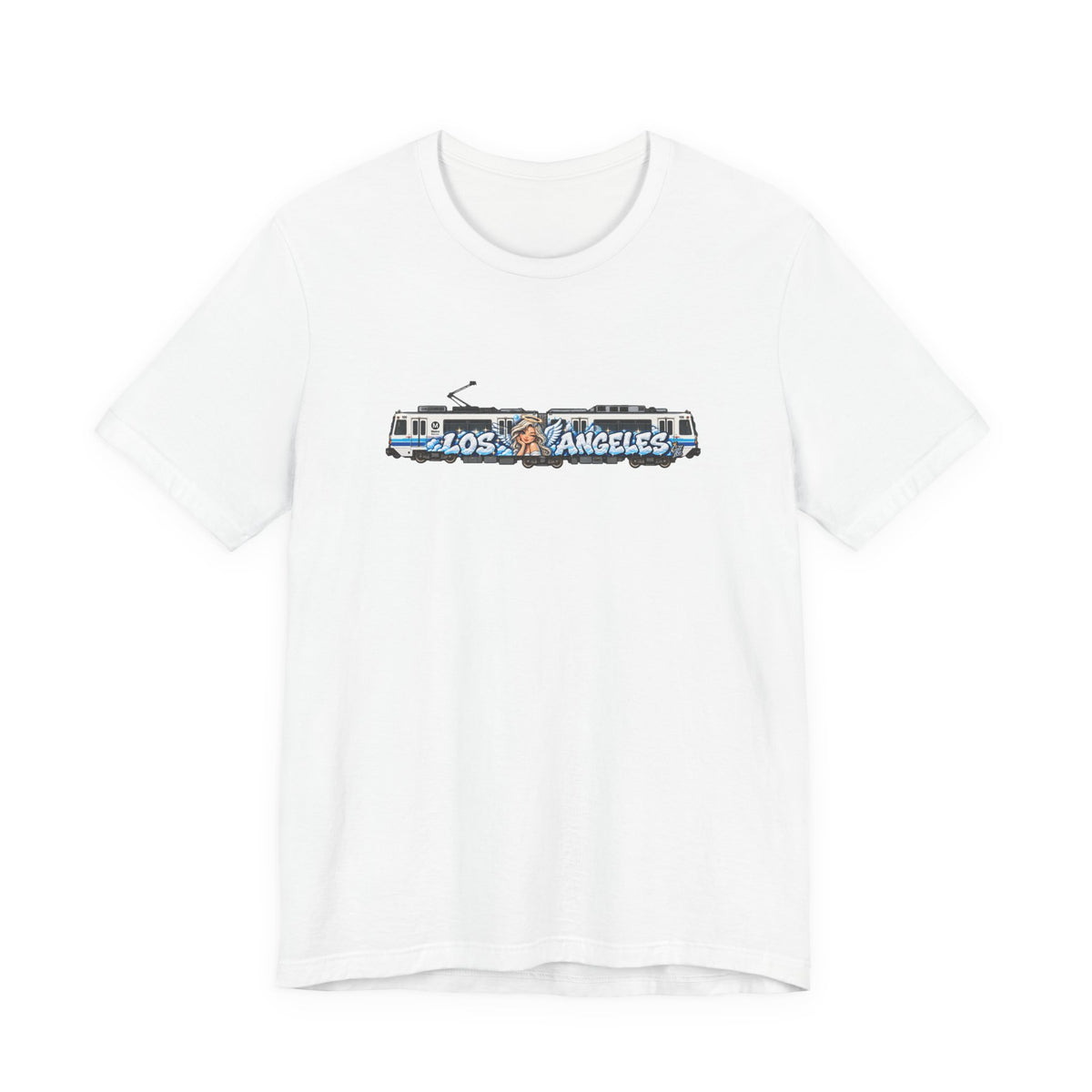 Los Angeles Metro Train Graphic Tee — Unisex Graphic T‑Shirt
