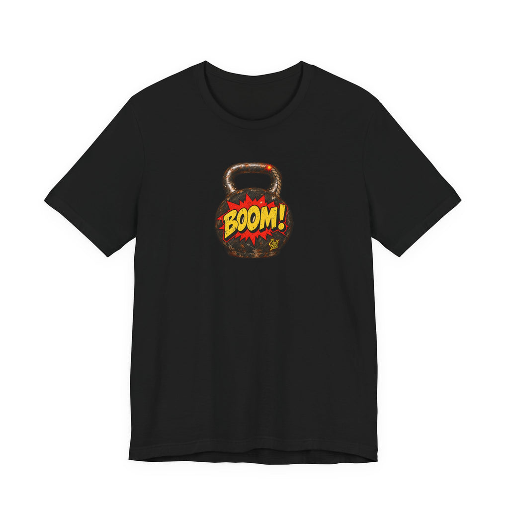 Kettlebell 'BOOM!' - Unisex Graphic T-Shirt