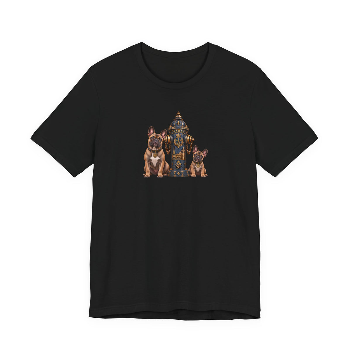 Paris Fire Hydrant —  French Bulldog Unisex T-Shirt