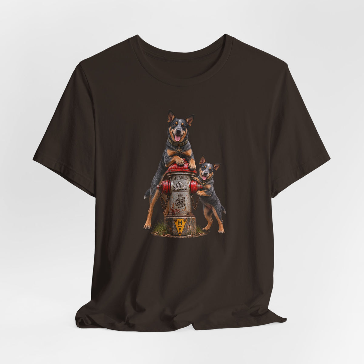 Sydney Fire Hydrant — Australian Cattle Dog Unisex Graphic T-Shirt