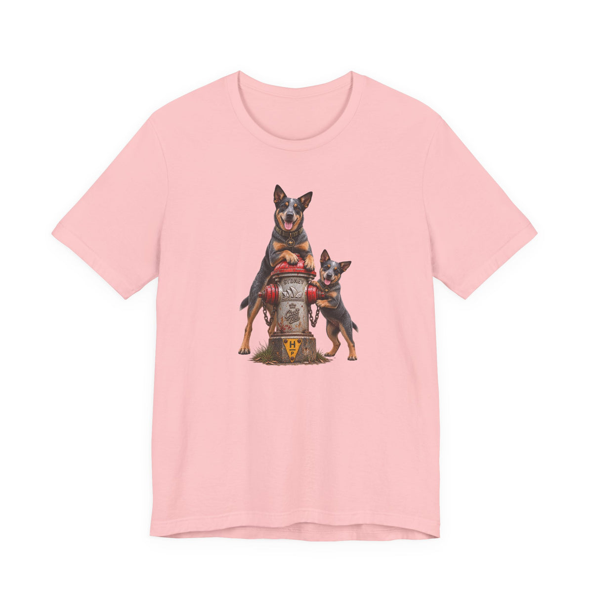 Sydney Fire Hydrant — Australian Cattle Dog Unisex Graphic T-Shirt