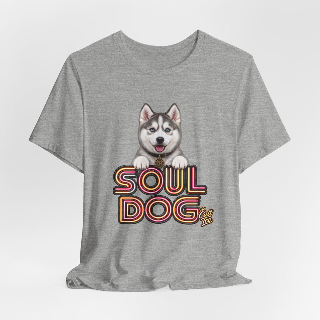 Soul Dog Husky Puppy — Unisex Graphic T-Shirt