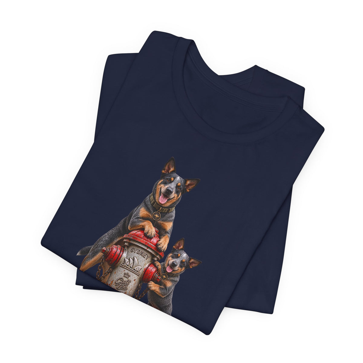Sydney Fire Hydrant — Australian Cattle Dog Unisex Graphic T-Shirt