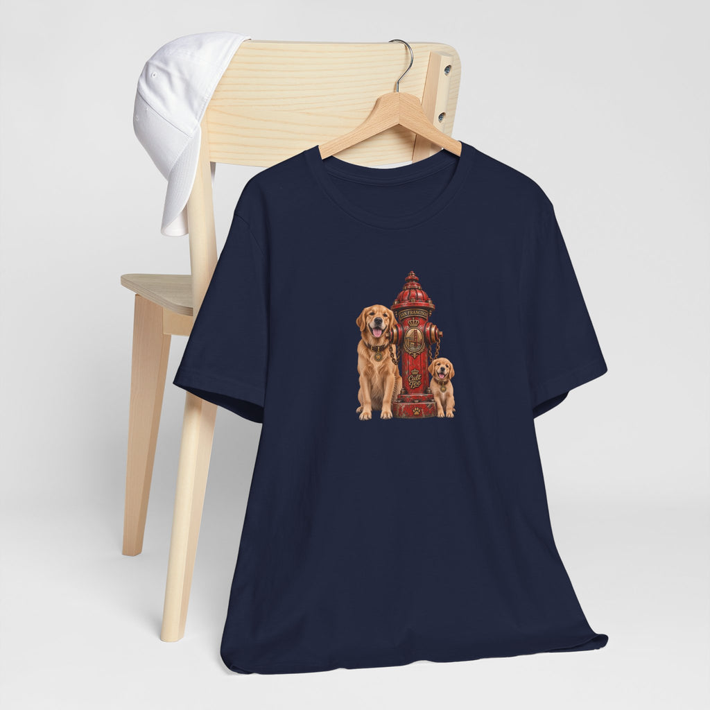 San Francisco Fire Hydrant - Golden Retriever Unisex T-Shirt