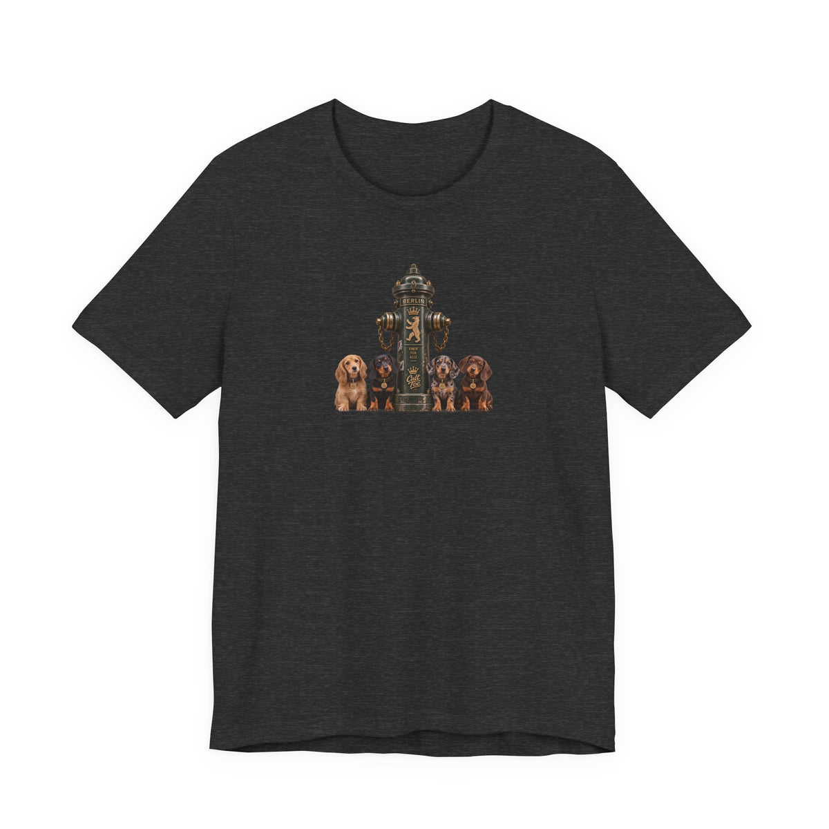 Berlin Fire Hydrant - Dachshund Unisex Softstyle T-Shirt