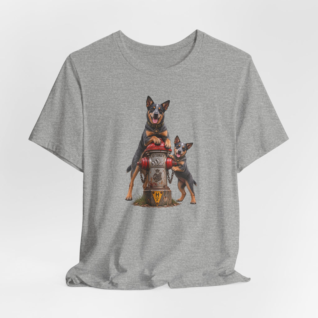 Sydney Fire Hydrant — Australian Cattle Dog Unisex Graphic T-Shirt