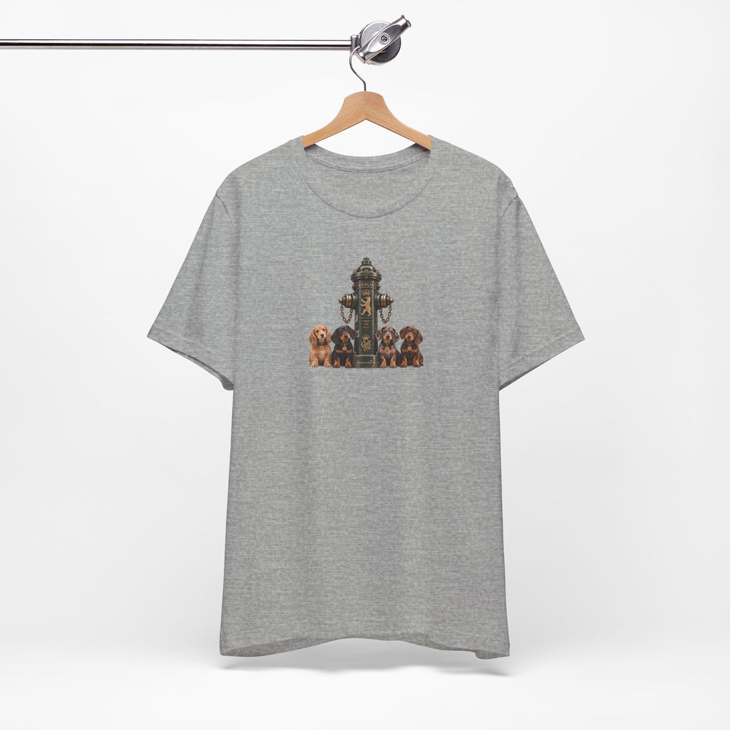 Berlin Fire Hydrant - Dachshund Unisex Softstyle T-Shirt