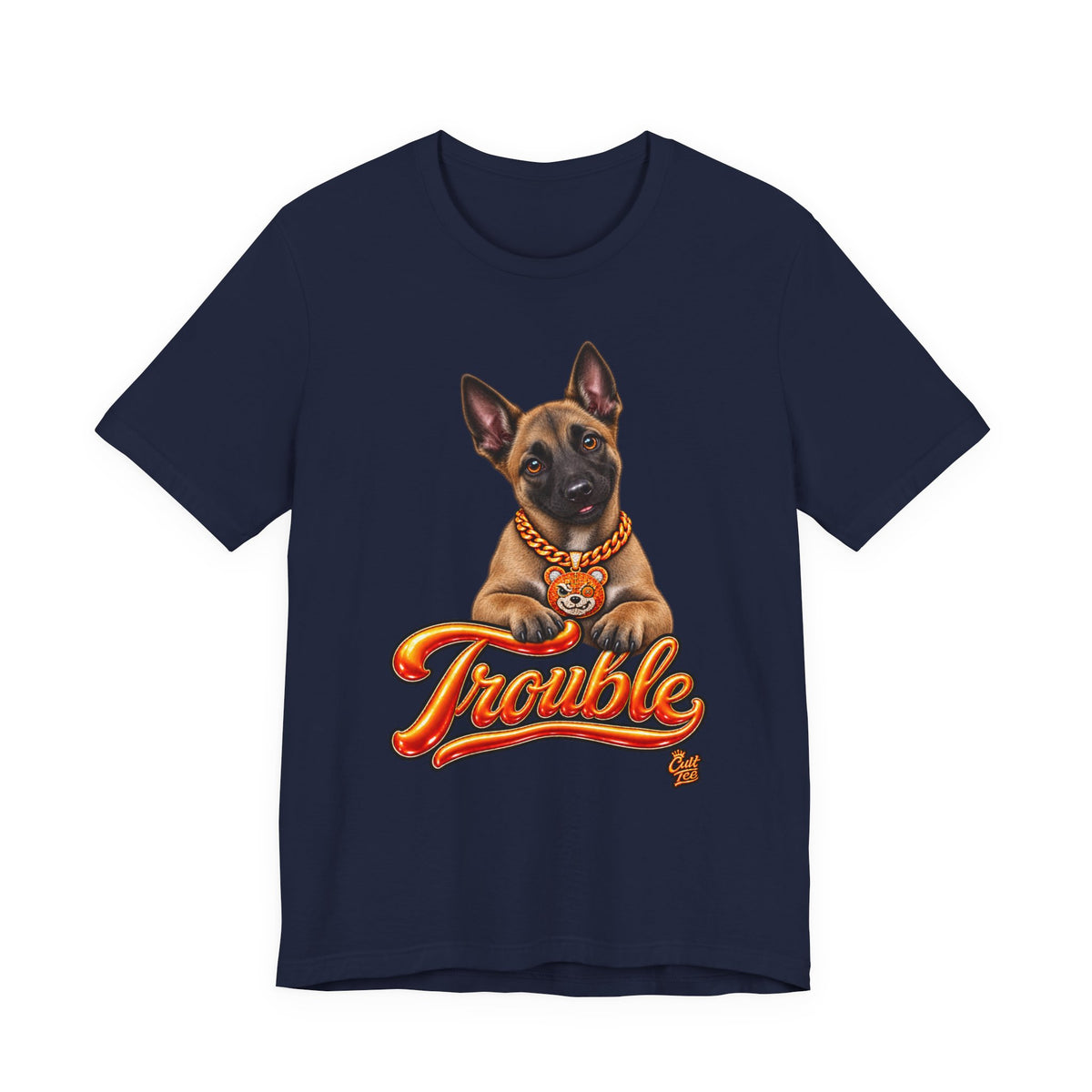 "Trouble" Belgian Malinois Tee - Unisex Graphic T-Shirt