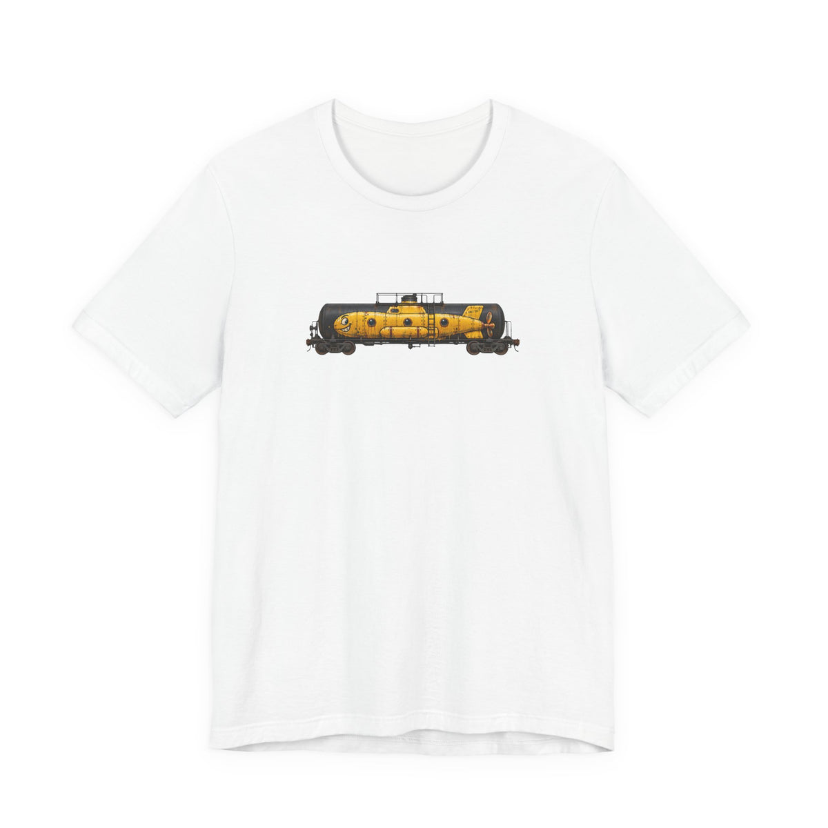 Yellow Submarine Tanker Train Tee — Unisex T-Shirt