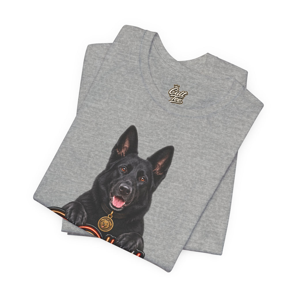 Soul Dog  Black German Shepherd T‑Shirt — Unisex Graphic Tee