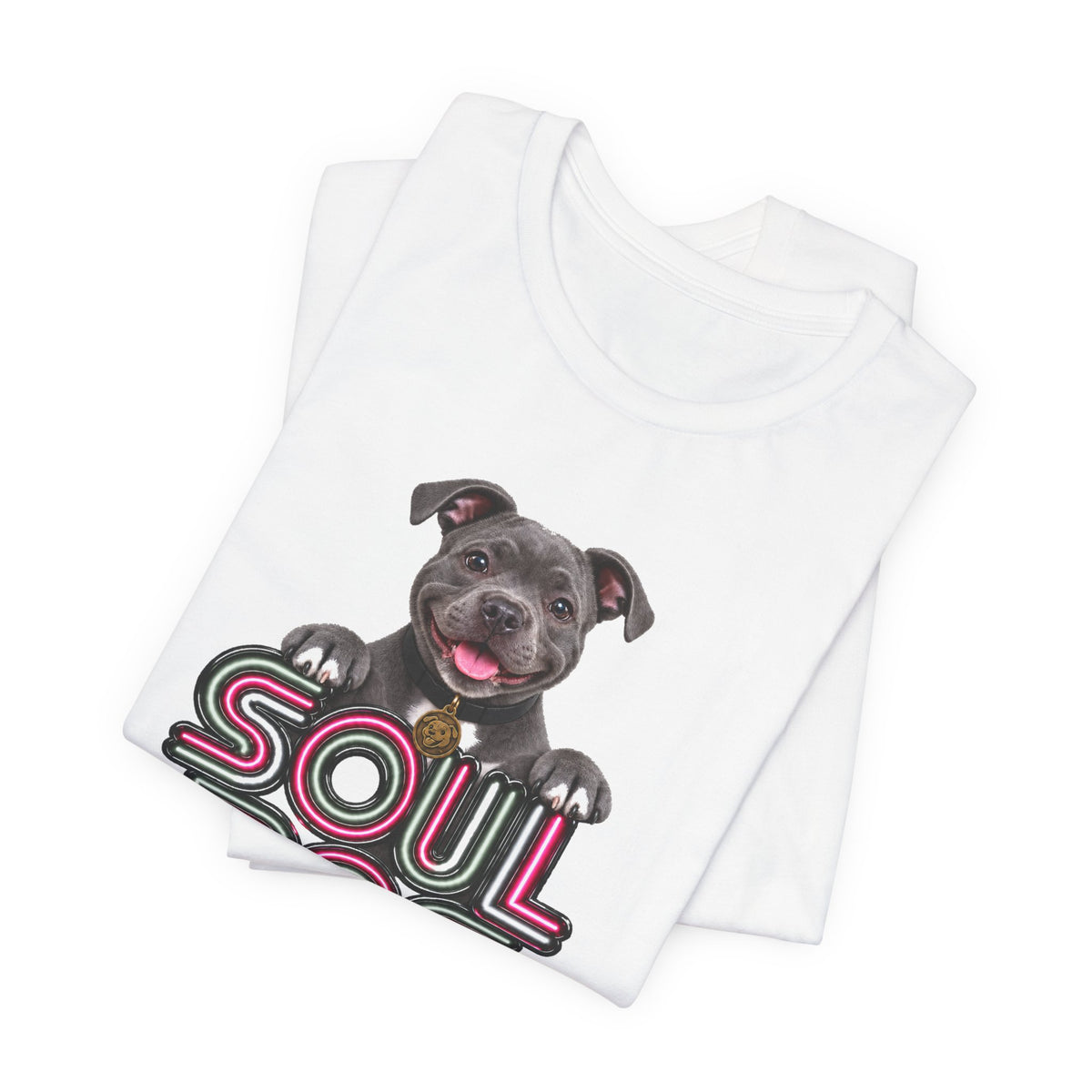 Soul Dog Staffordshire Bull Terrier Puppy - Unisex Graphic T-Shirt
