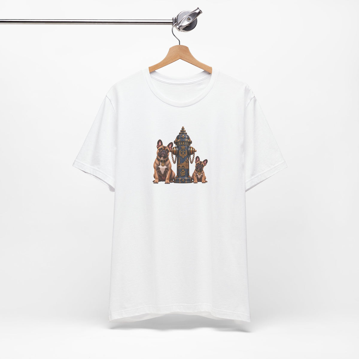 Paris Fire Hydrant —  French Bulldog Unisex T-Shirt