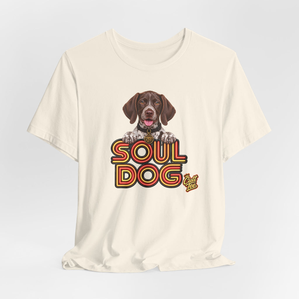 Soul Dog German Shorthaired Pointer Puppy — Unisex Graphic Dog Lover T-Shirt