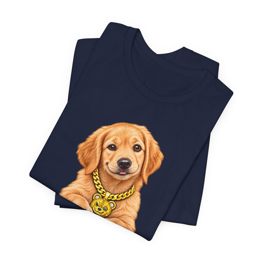 "Trouble Puppy" Golden Retriever Puppy T-Shirt — Unisex Graphic Tee