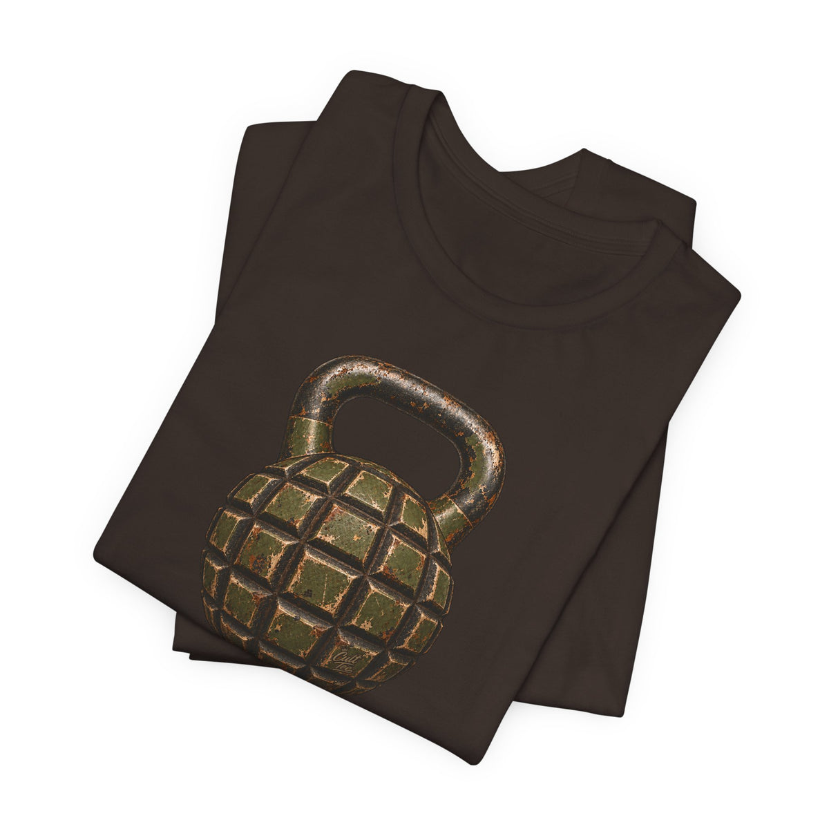 Kettlebell Grenade Graphic T-Shirt – Unisex T-Shirt