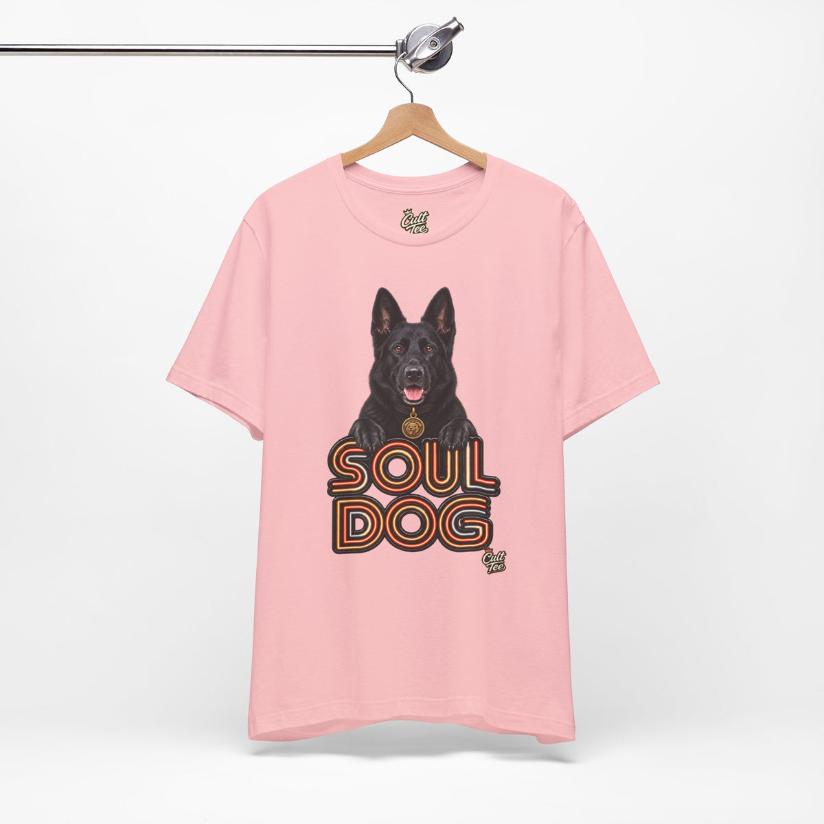 Soul Dog  Black German Shepherd T‑Shirt — Unisex Graphic Tee