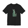 Statue of Liberty & Dog Tee — Unisex Graphic T-Shirt