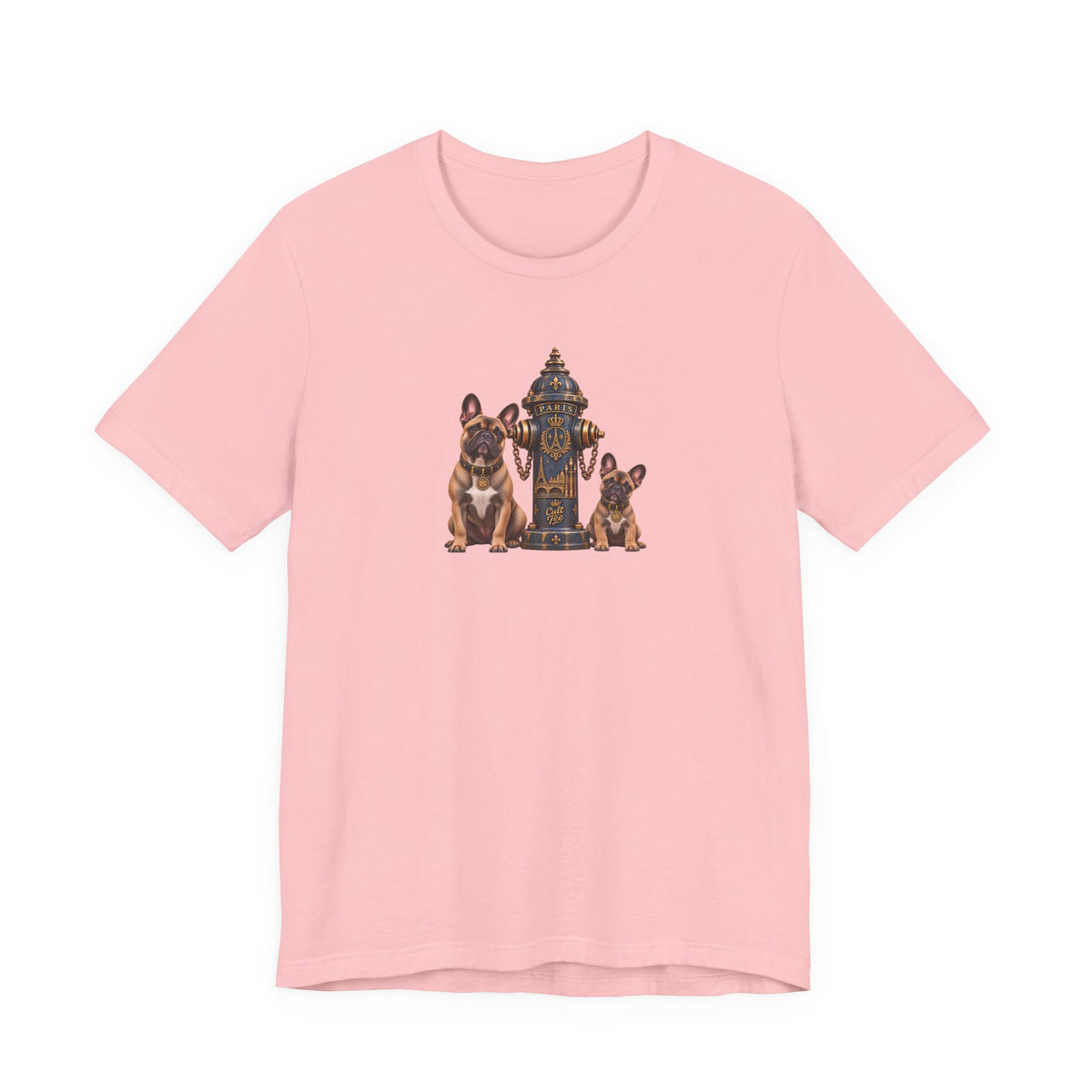 Paris Fire Hydrant —  French Bulldog Unisex T-Shirt