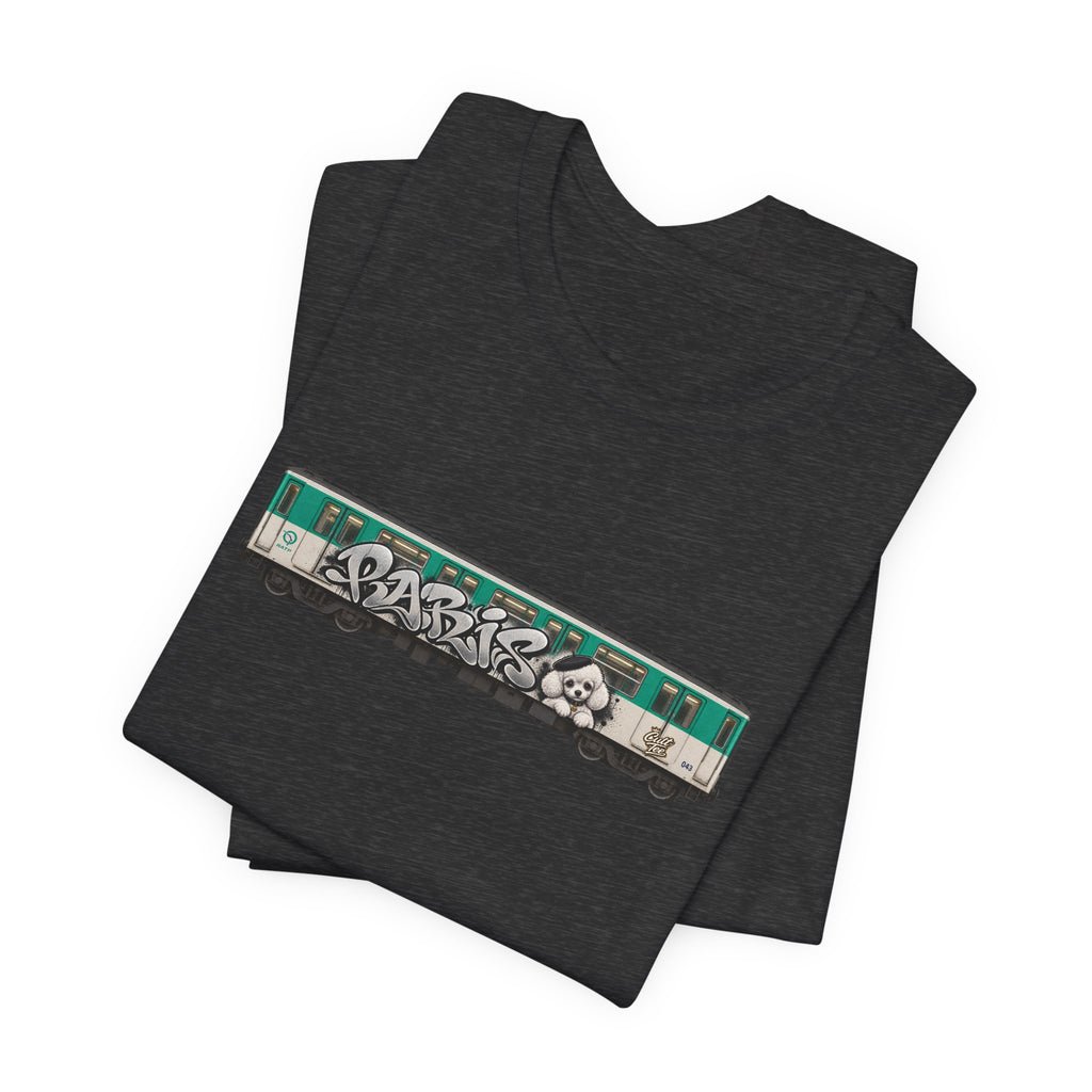 Paris Metro Train T-Shirt – Unisex Graffiti Art Tee