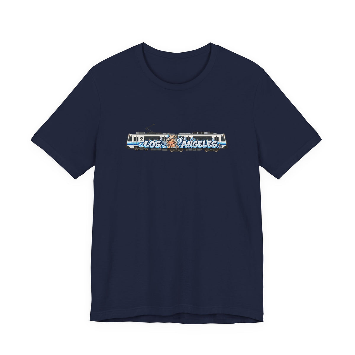 Los Angeles Metro Train Graphic Tee — Unisex Graphic T‑Shirt