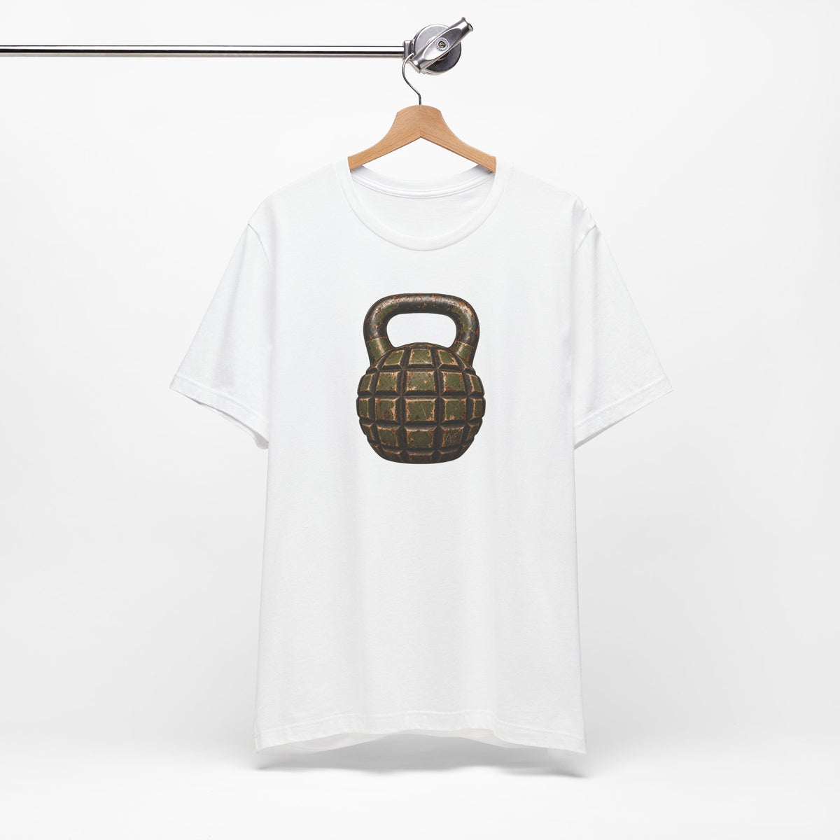 Kettlebell Grenade Graphic T-Shirt – Unisex T-Shirt
