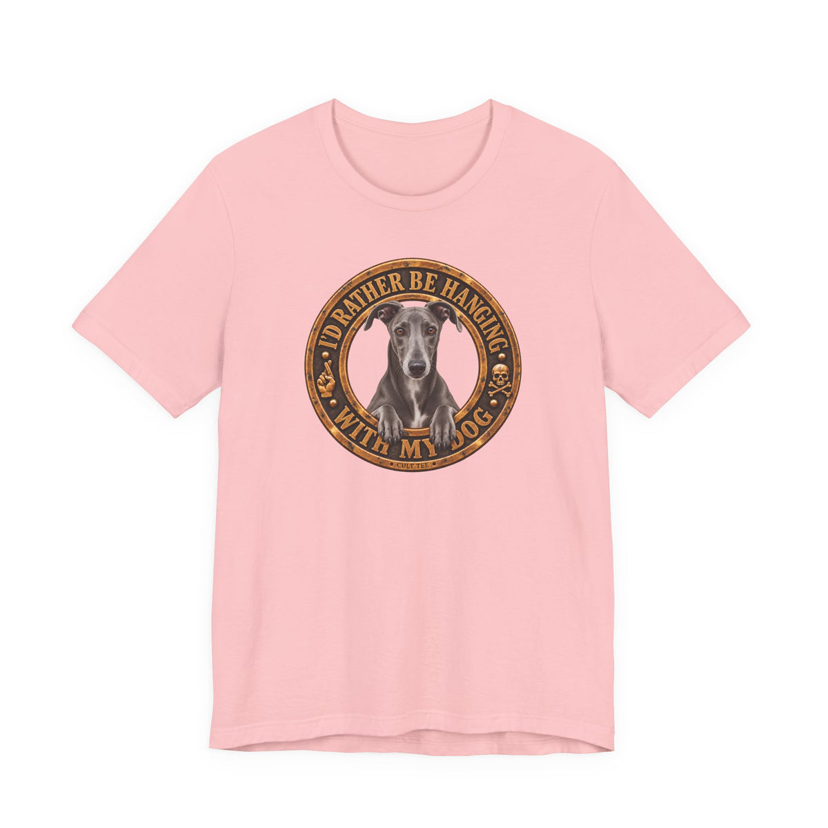 Greyhound 'I'd Rather Be With My Dog' - Unisex Graphic T-Shirt