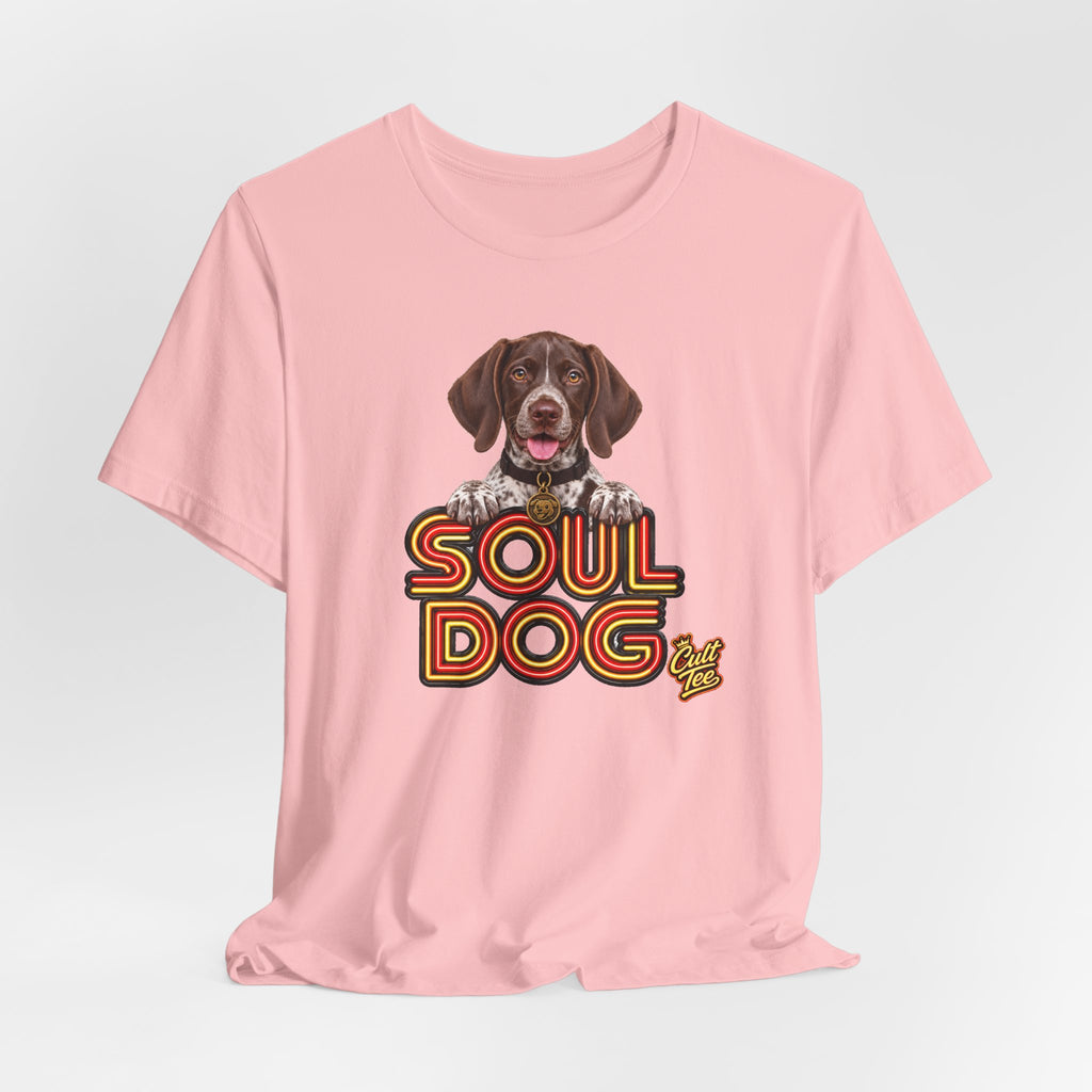 Soul Dog German Shorthaired Pointer Puppy — Unisex Graphic Dog Lover T-Shirt