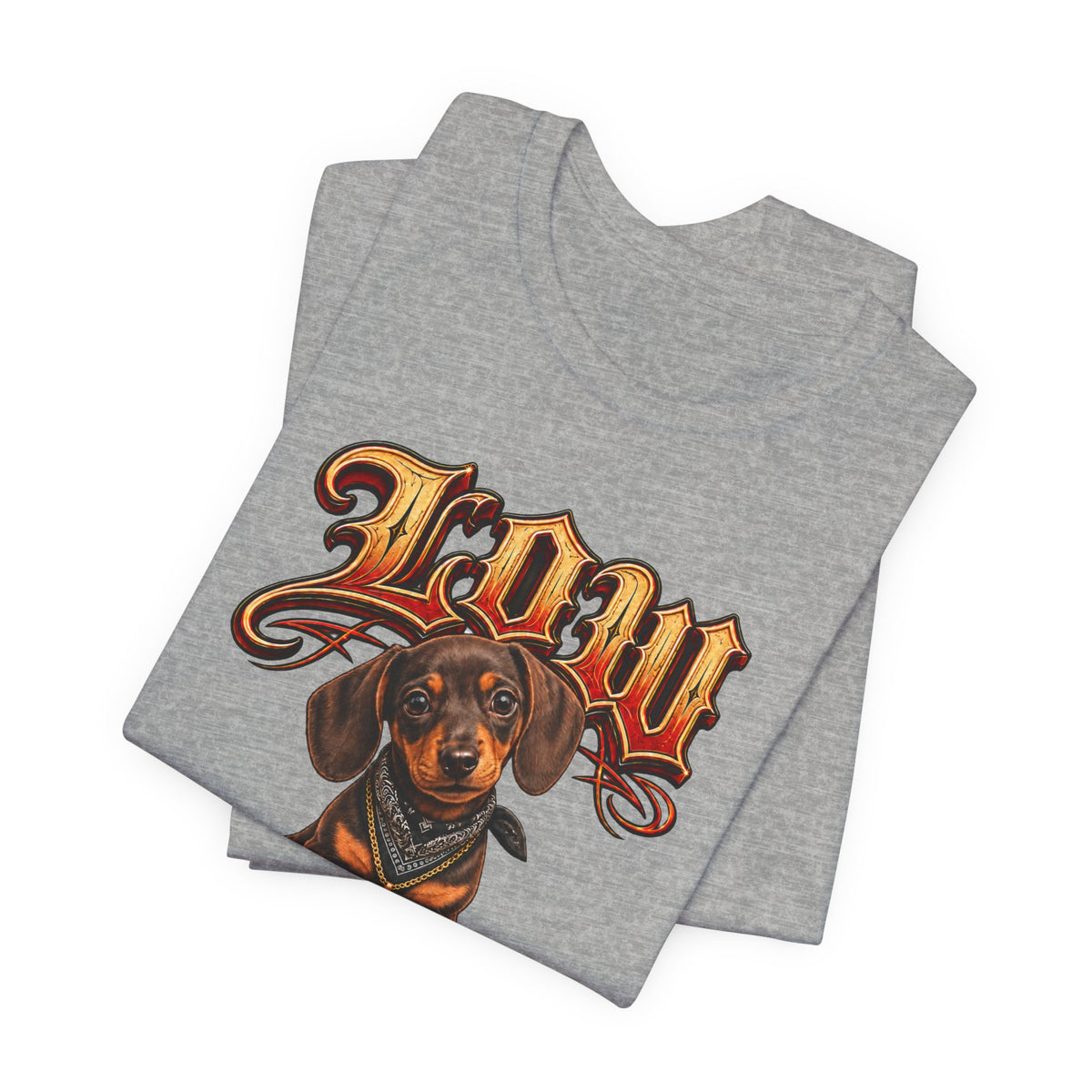 Dachshund 'Low Rider' Graphic Tee — Unisex Dog T-Shirt