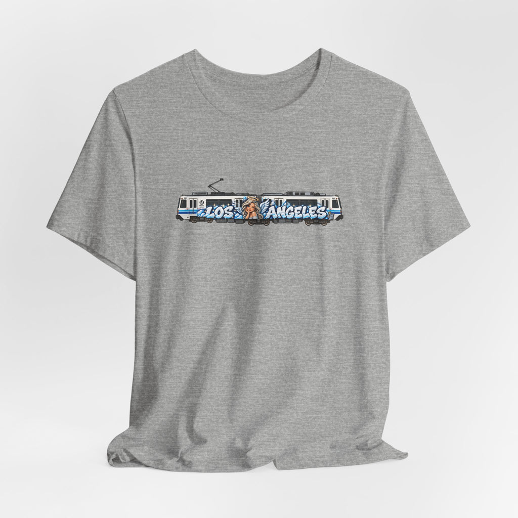 Los Angeles Metro Train Graphic Tee — Unisex Graphic T‑Shirt