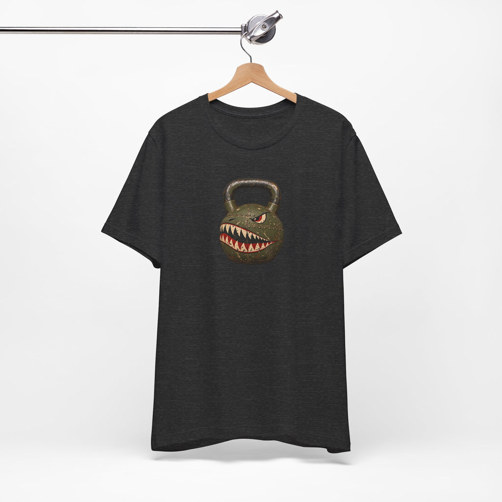 Kettlebell Shark Face Graphic — Unisex T-Shirt