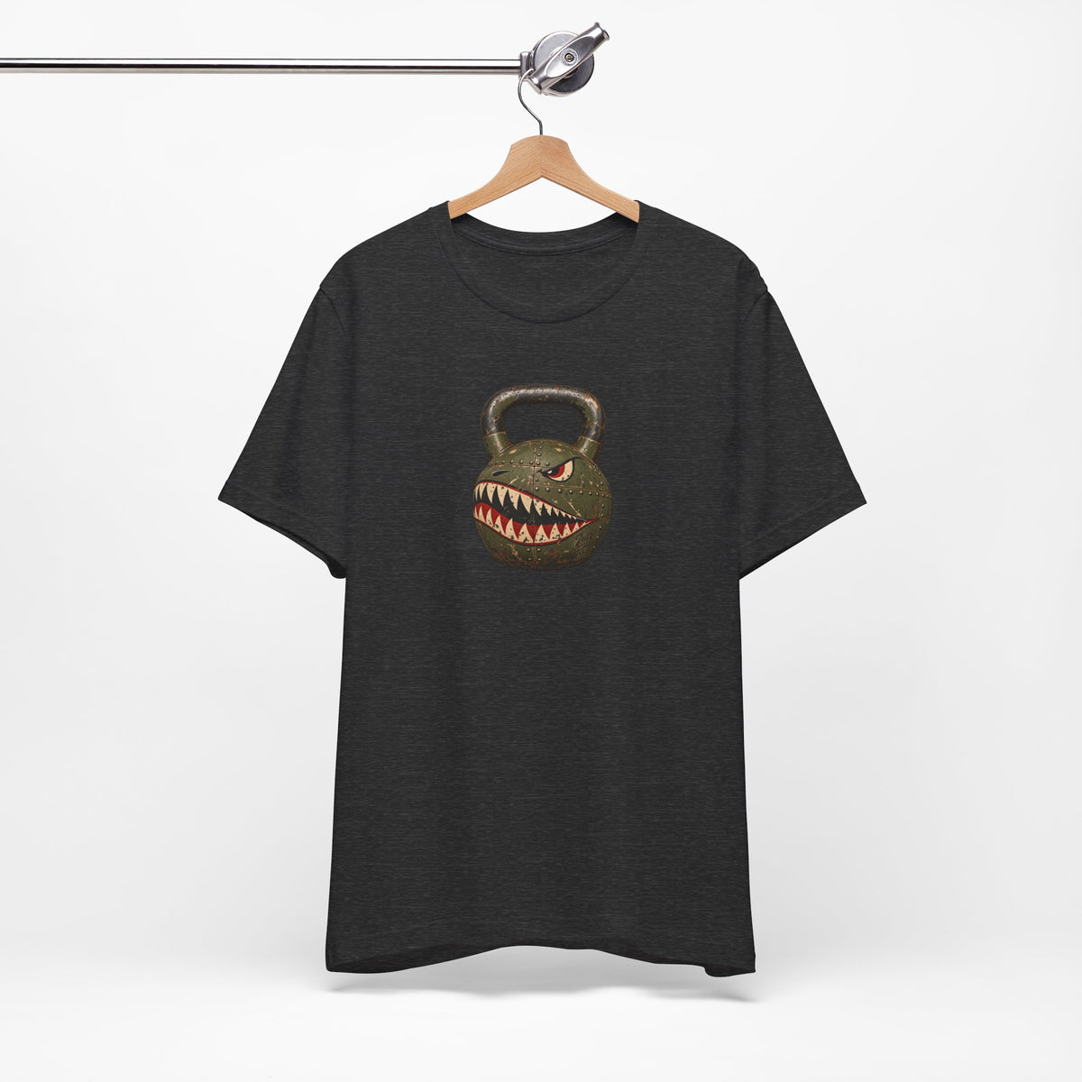 Kettlebell Shark Face Graphic — Unisex T-Shirt