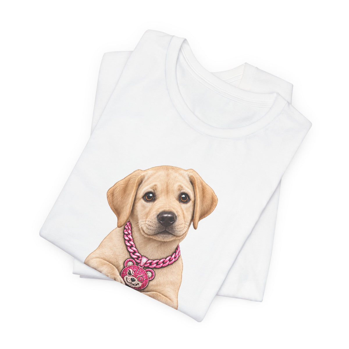 "Trouble" Labrador Puppy Tee — Unisex Graphic T-Shirt