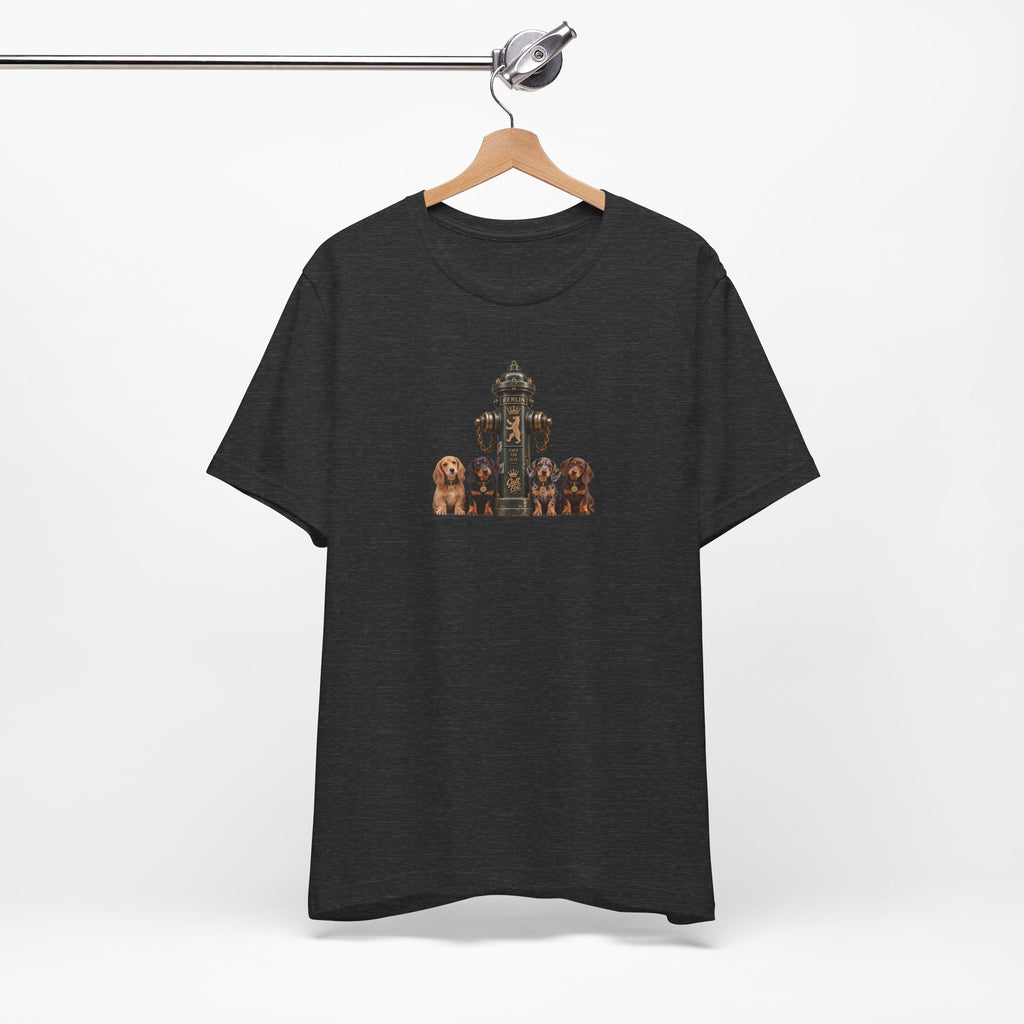 Berlin Fire Hydrant - Dachshund Unisex Softstyle T-Shirt