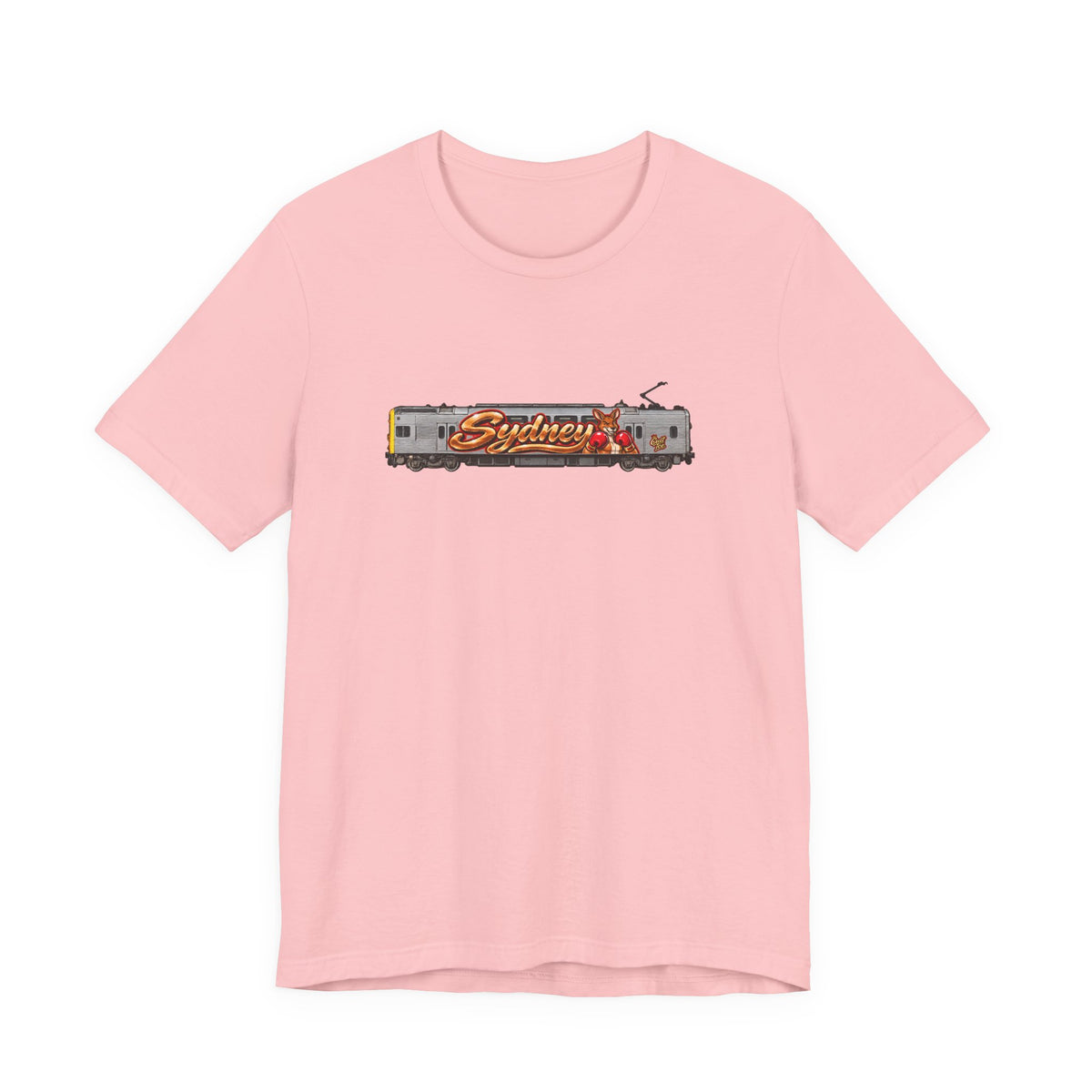 Sydney Graffiti Train Tee — Unisex Retro Graphic T‑Shirt