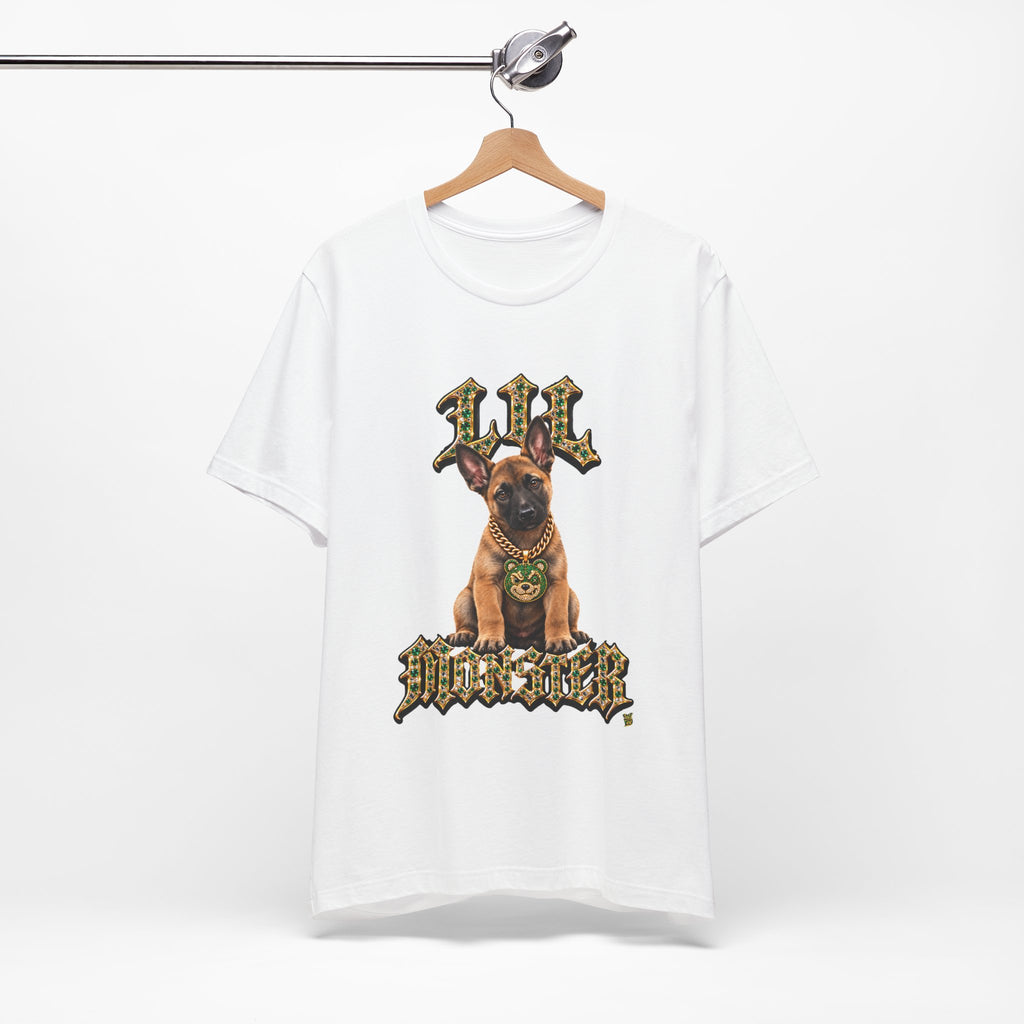 Malinois Puppy 'Lil Monster' T-Shirt — Unisex Graphic T-Shirt