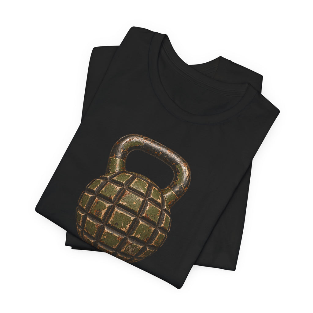 Kettlebell Grenade Graphic T-Shirt – Unisex T-Shirt