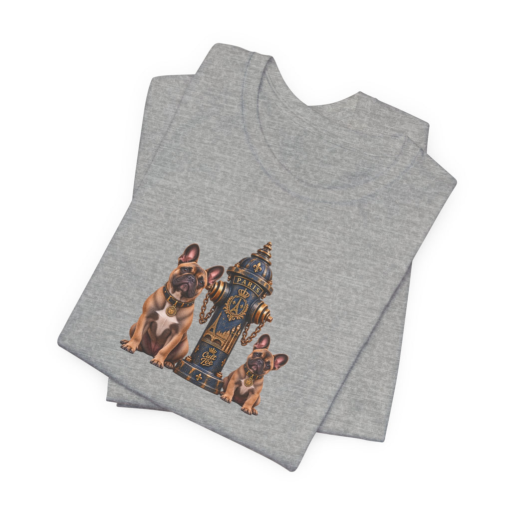 Paris Fire Hydrant —  French Bulldog Unisex T-Shirt