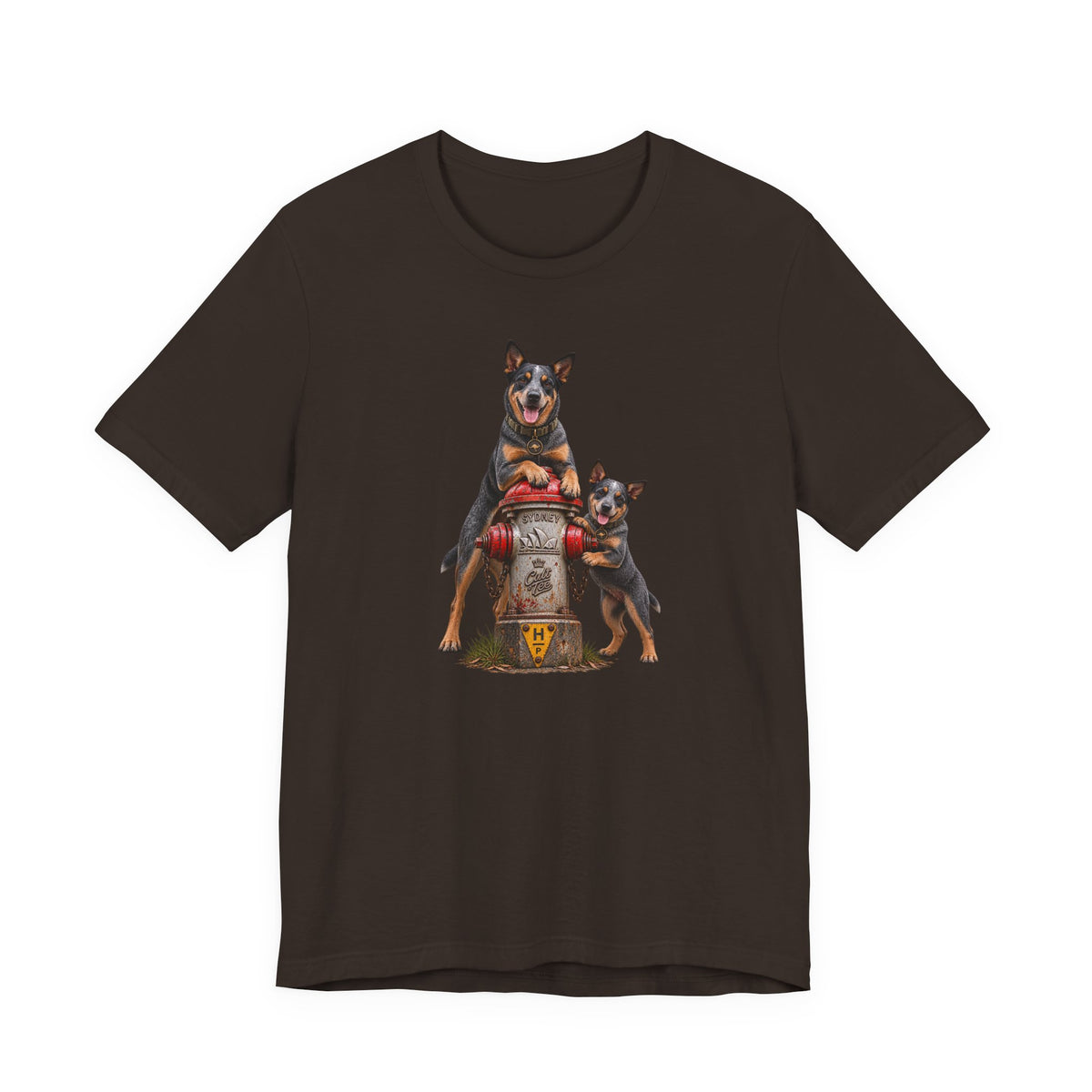 Sydney Fire Hydrant — Australian Cattle Dog Unisex Graphic T-Shirt