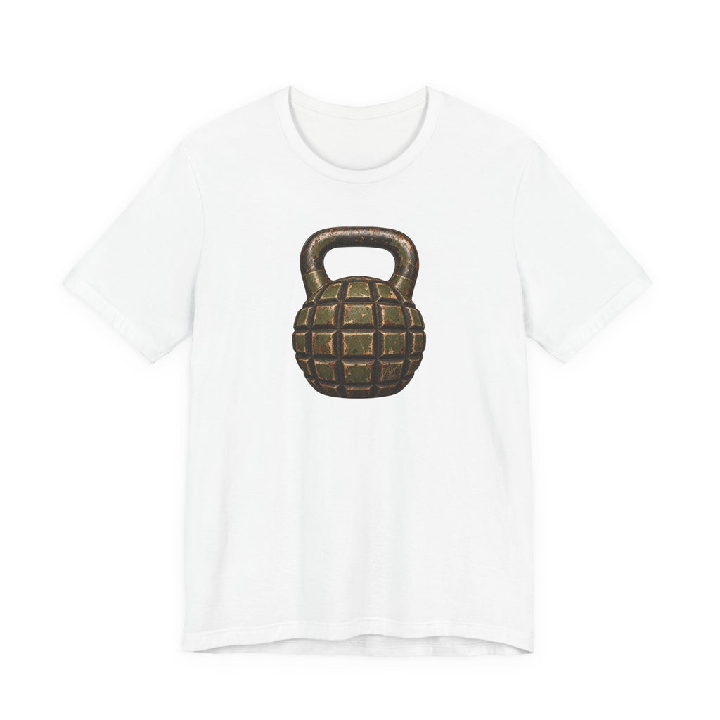 Kettlebell Grenade Graphic T-Shirt – Unisex T-Shirt