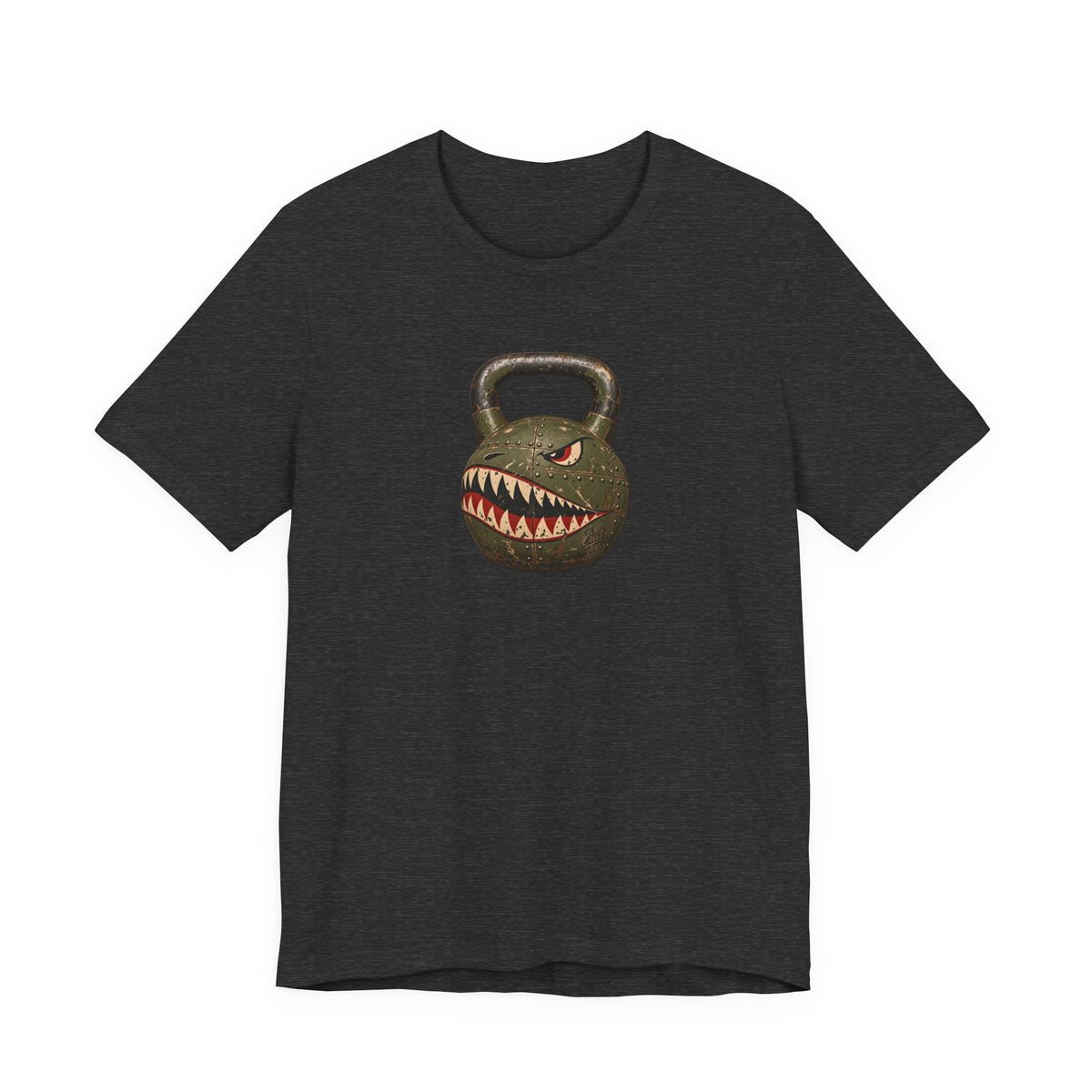 Kettlebell Shark Face Graphic — Unisex T-Shirt