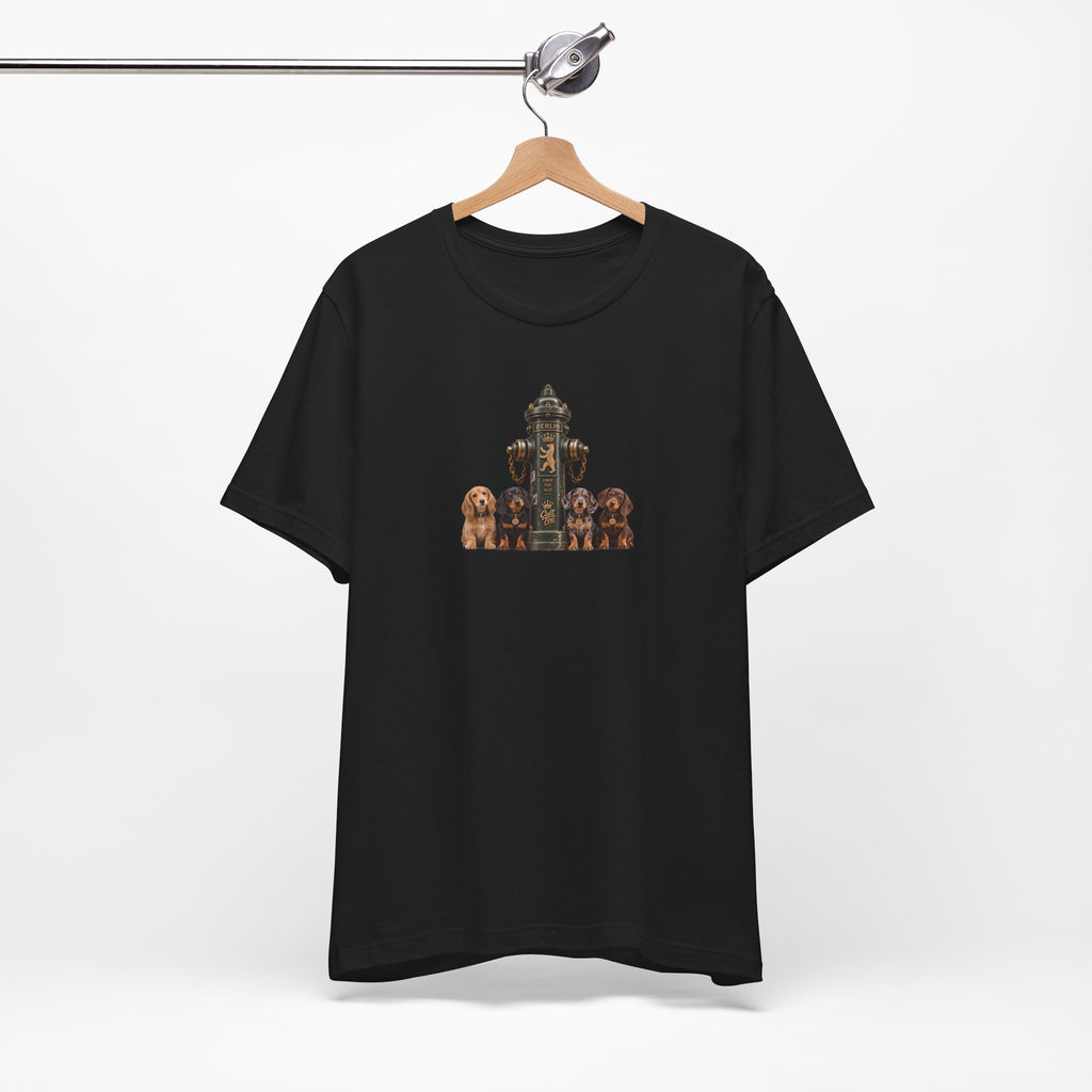 Berlin Fire Hydrant - Dachshund Unisex Softstyle T-Shirt