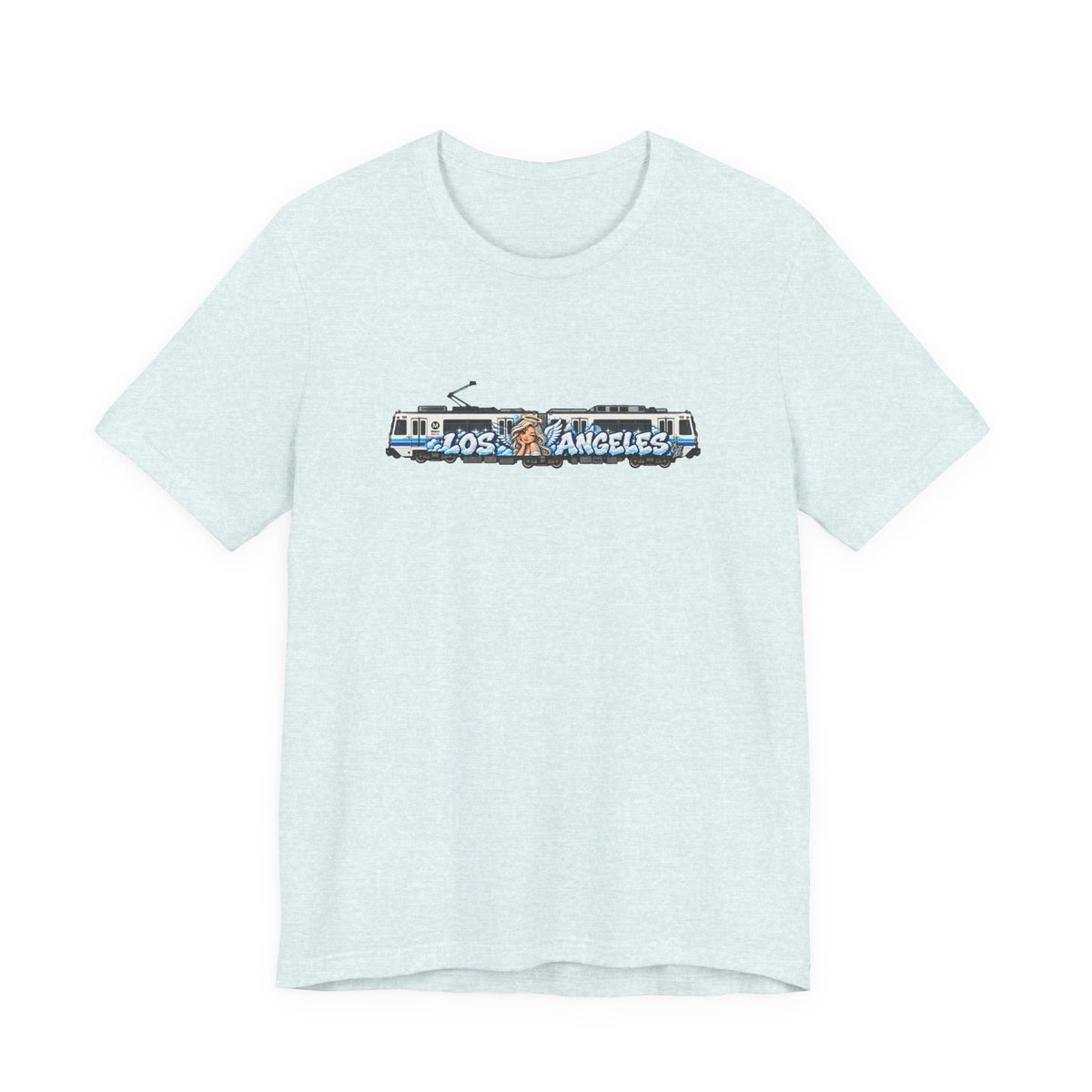 Los Angeles Metro Train Graphic Tee — Unisex Graphic T‑Shirt