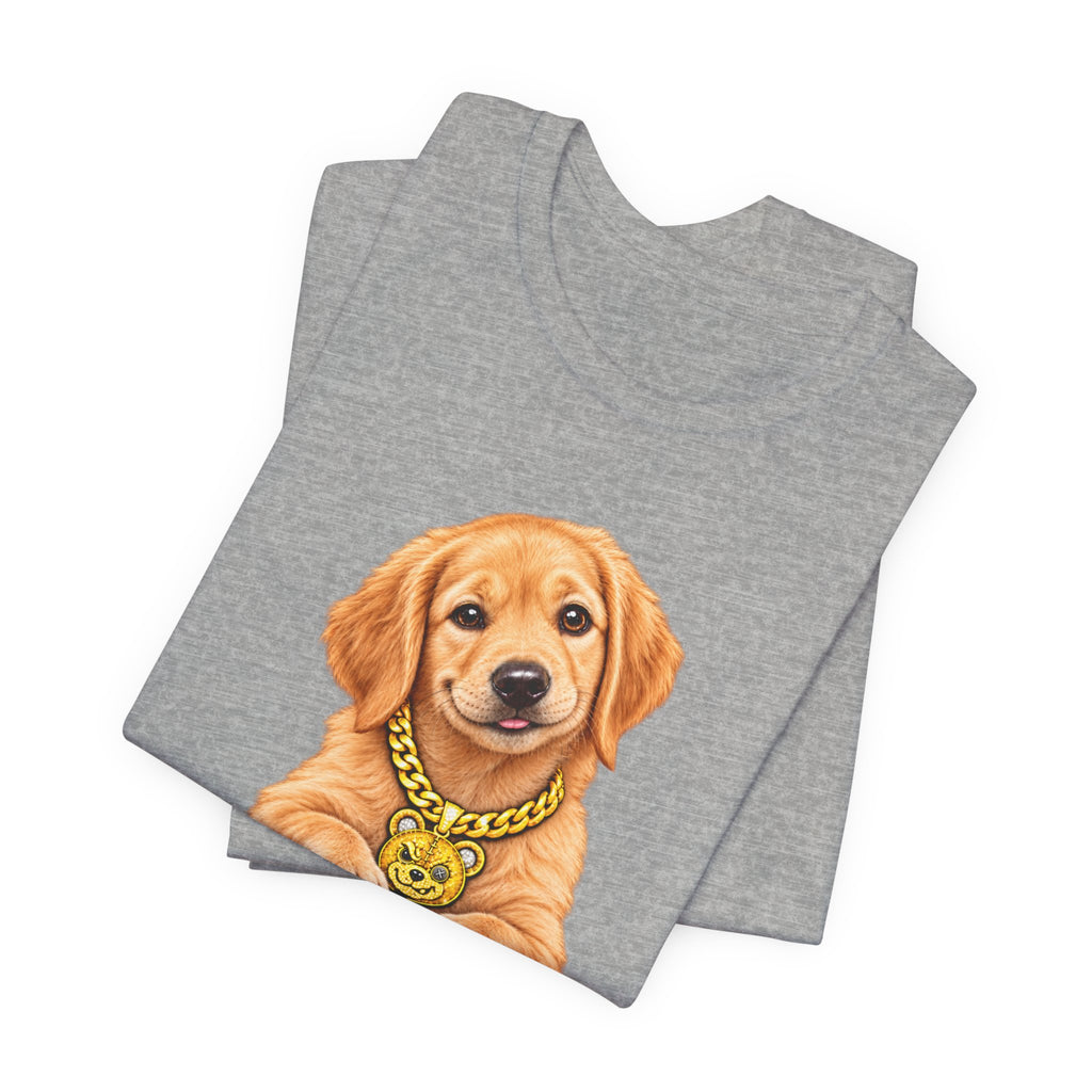 "Trouble Puppy" Golden Retriever Puppy T-Shirt — Unisex Graphic Tee