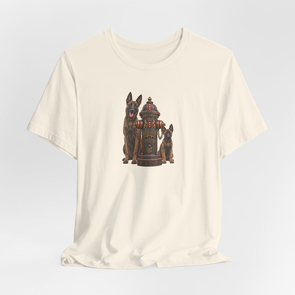 Amsterdam Fire Hydrant - Dutch Shepherd Unisex T-Shirt